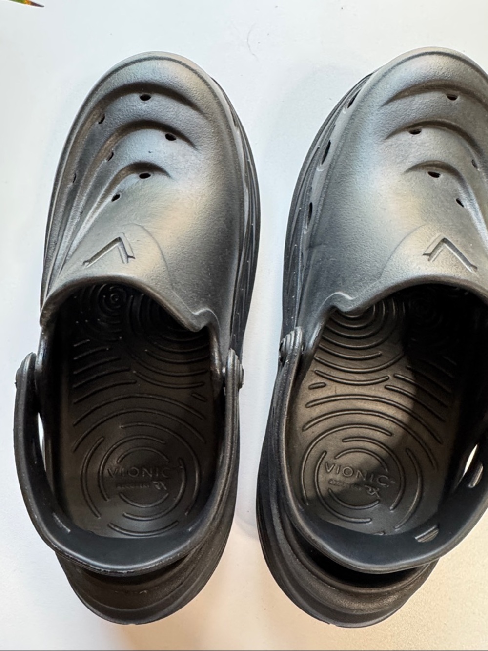 Vionic Recovery RX Black Comfort Clog Sandals Size 6 - Picture 2 of 9